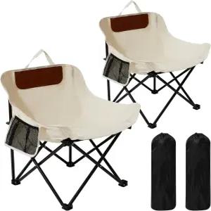 샨콴 2팩 접이식 캠핑 의자 컴팩트 야외 잔디밭 휴대용 경량 백패킹 캠프 여행 해변 피크닉 낚시 하이킹을