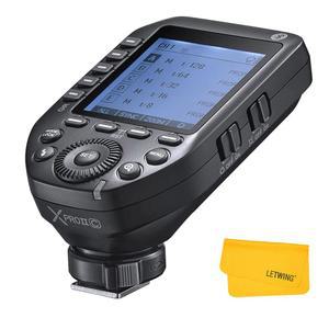 캐논 카메라, 2.4G 무선 플래시 송신기 HSS 1/8000S, 블루투스 연결, TCM 변환 기능, 새로운 핫슈 잠금, 대형 LCD 디스플레이에 호환되는 Godox XProII-C TTL 트리거