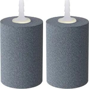 파플라이 수족관 에어 스톤 2인치 어항 버블러 원통형 기포 방출 도구 펌프 버킷 작은 연못 및 DWC 시스템