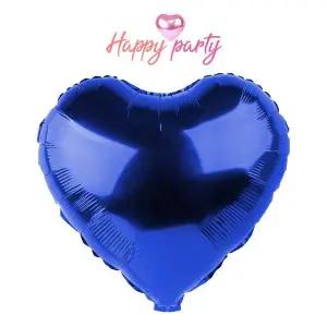 [에이치플러스몰]해피파티 이벤트 호일 모양풍선 하트 45cm (진블루)