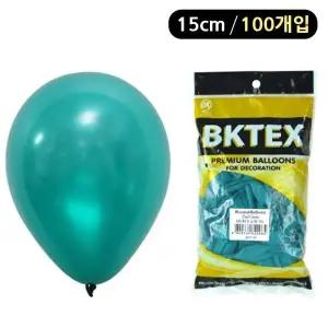 [에이치플러스몰]해피파티 풍선 펄 라운드 15cm (100개입) (에메랄드그린)