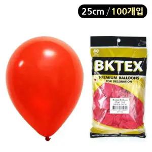 [에이치플러스몰]해피파티 풍선 펄 라운드 25cm (100개입) (레드)