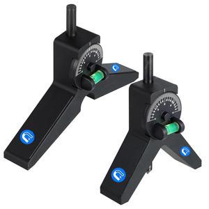 JHTii 마그네틱 파이프 센터 파인더, 조절 가능한 있는 2피스 Y자형 각도기가 도구, 세트, 필터 블랙