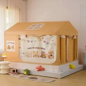 침실용 모기장 집 모양 원터치 침대방충망 여름 접이식 폴딩 침대텐트