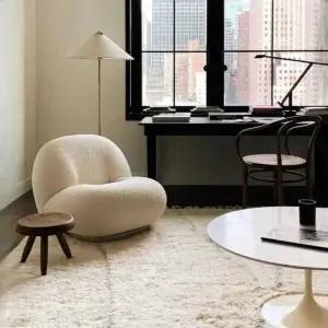 구름쇼파 조약돌쇼파 1인용 쇼파 라운드 미니소파 소파