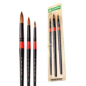 화홍 700R 수채화 둥근붓 대 3종 세트 1P 미술 브러쉬