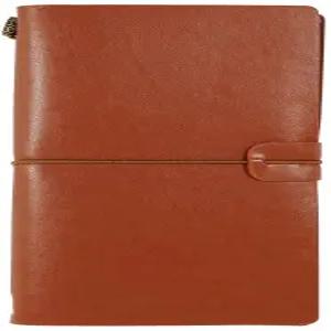 보이저 리필 가능 저널 - Nutmeg(여행자 플래너 노트북)