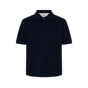 빈폴 멘 SS26 레이어드넥 텍스처 반소매 티셔츠 - 네이비 :BC6342C36R 국내매장판 1650807