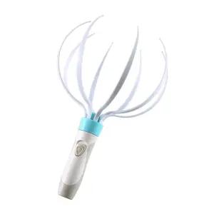 문어발 두피 마사지 긁개 케어 가정용 자오선 안마기 유물 준설 셀프 수동