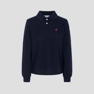 빈폴 레이디스 피케 긴소매 폴로 티셔츠 - 네이비 BF6241C91R 국내매장판 1651470