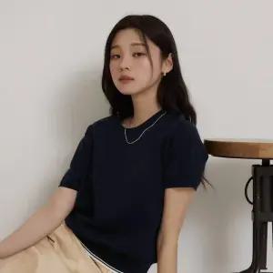 빈폴 레이디스 코튼 반소매 풀오버 - 네이비 BF6251C11R 국내매장판 1651422