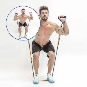 쌍문상회 튜빙밴드 헬스 어깨 스트레칭 고무 홈트력운동