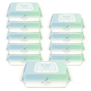 블루나 스무딩 물티슈 72매 1박스 10입