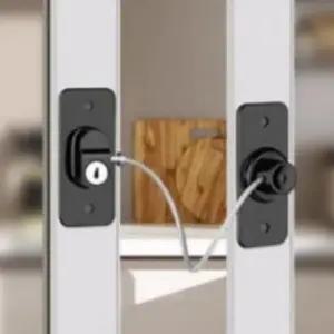 [생활] 현관문 무타공 잠금 스토퍼 열쇠 보관 서랍 잠금장치