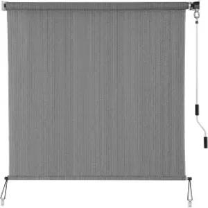 SEEYE 야외 선쉐이드 롤러 쉐이드 48인치 W x 72인치 H 90 자외선 차단 기능이 있는 무선 롤업 블라인드
