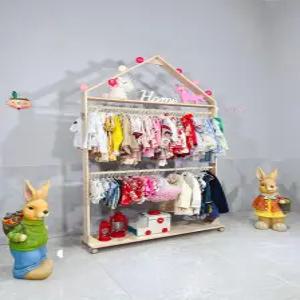 대형 강아지옷장 원목 스탠드 가구 옷걸이 애견옷장