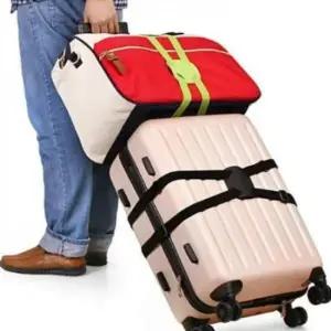 [패션] 여행용 캐리어 고정 스트랩 벨트 연결용 조임끈