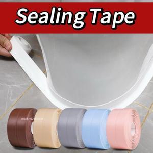 PVC 씰링 스트립 테이프 욕실 목욕 변기 코크 주방 싱크 벽 코너용 자체 접착 방수 곰팡이 방지