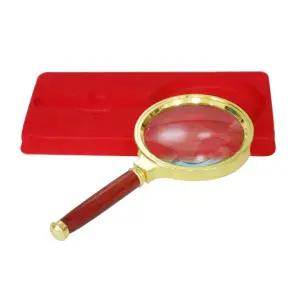 돋보기 확대경 8cm휴대용 휴대용 손돋보기 잡이 노안용 어린이