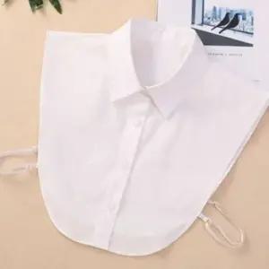 페이크 레이어드 카라 블라우스 셔츠