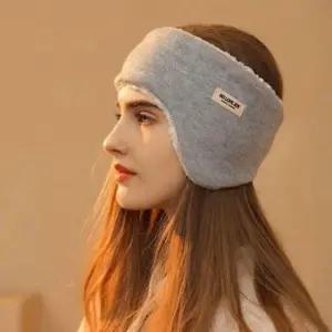 [패션] 양털 귀도리 귀마개 수면 안대 겸용