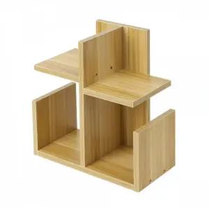 책상 위 소품정리 윌넛 수납선반 사무용책꽂이
