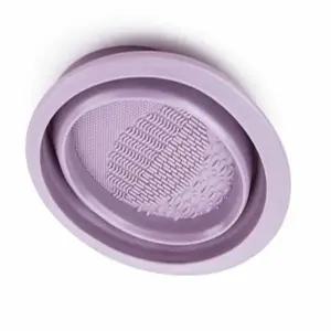 ( )브러쉬 퍼프 빨래판 휴대용 메이크업솔 세척판