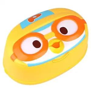 ( )귀여운 아기 물티슈 케이스 휴대용 아동 물티슈 케이스 신생아 유아