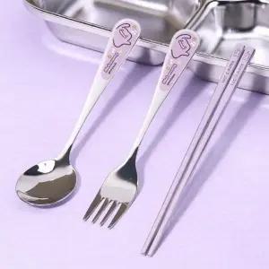 ( )메타몽 퓨어 올스텐 스푼포크 젓가락 3P세트