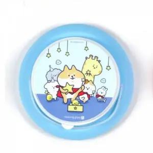 ( )자바라물통 미술물통 접이식 수채화 휴대용 모닝 초등 미술용 물통 블루