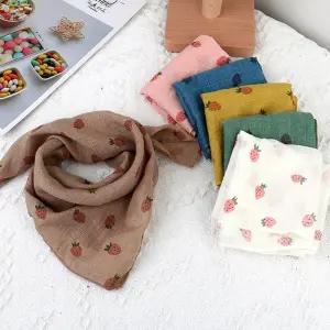 준캡 영유아 어린이 딸기 쁘띠 아동스카프