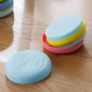 (색상 양면구두닦이)EA 휴대용 신발 솔 스펀지 신발 관리 용품 세탁 가능