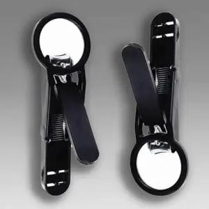 (색상 블랙)어르신 확대경 손톱 깎이 고령자 돋보기 발톱 깎이 휴대용 안전