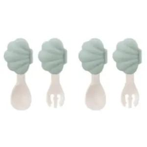 유아 자기주도 스푼 포크 이유식 준비물 민트