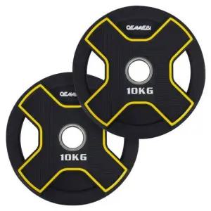 오메비 중량 원판 역기 웨이트 헬스 TPU 마제스티 10kg 2개
