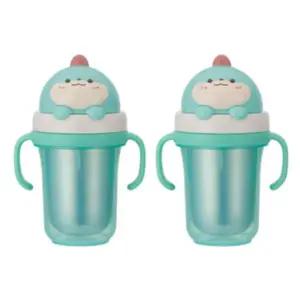 에.디.슨 유아컵 이중스텐 휴대용 물통 신학기 준비물X2