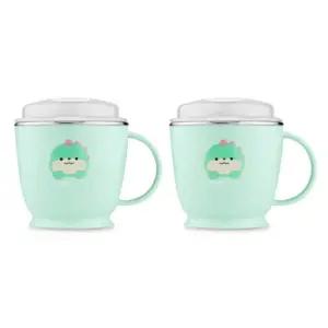 에.디.슨 유아컵 흘림방지 스텐 빨대컵 물컵 180ml 공룡