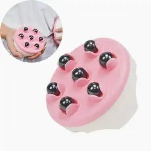 ( )360도 회전 자석 마사지볼 휴대용 핸드 림프 마사지