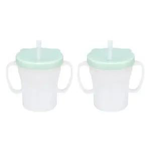 에.디.슨 유아컵 물컵 흘림 방지 빨대컵 200ml 민트