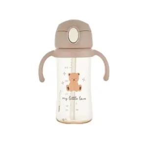 에.디.슨 아기 원터치 빨대컵 자기주도 휴대용 250ml