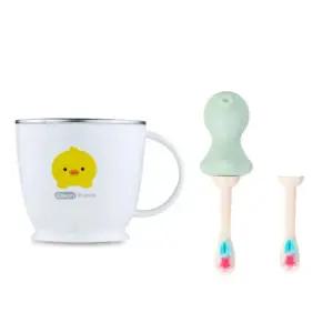 에.디.슨 스텐 양치컵 미세모 칫솔 세트 준비물 민트