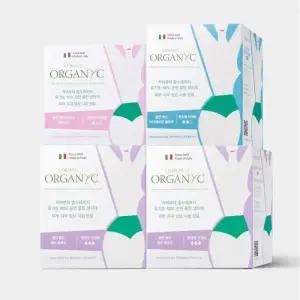 콜만 순면 생리대 4팩 세트 중대2 중소1 라이너1