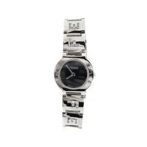 블랙 메탈케이스 여성용 시계