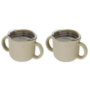 에.디.슨 유아컵 물컵 자기주도 트레이닝 베이지 150ml