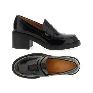 [토즈] 25FW 여성 금장 로고 로퍼 블랙 XXW73L0JK40 SHA B999