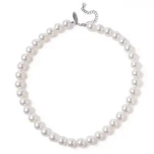 N039 10mm 오스트리아 진주 목걸이 WFFPVB0