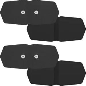 4.9인치 x 2.5인치 텐스 유닛 전극 패드 - 표준 3.5mm 스냅인 커넥터 교체 125A 및 125B 무선 TENS