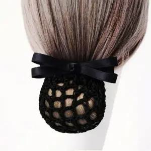 간호사 여성 올림머리 망 승무원 올림머리 승무원머리망 머리미세망