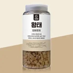 YEW_자연애 강아지 간식 오븐트릿 황태 380g, 1개