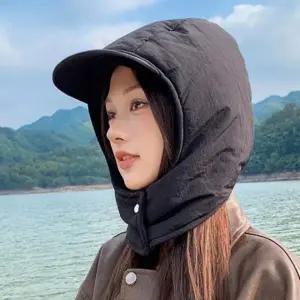 패딩 바라클라바 넥워머 후드 모자 사냥꾼